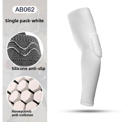 Breathable Honeycomb Sports Leg Guards for Running and Basketball