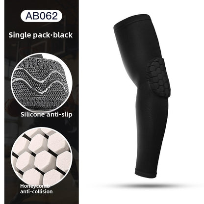 Breathable Honeycomb Sports Leg Guards for Running and Basketball