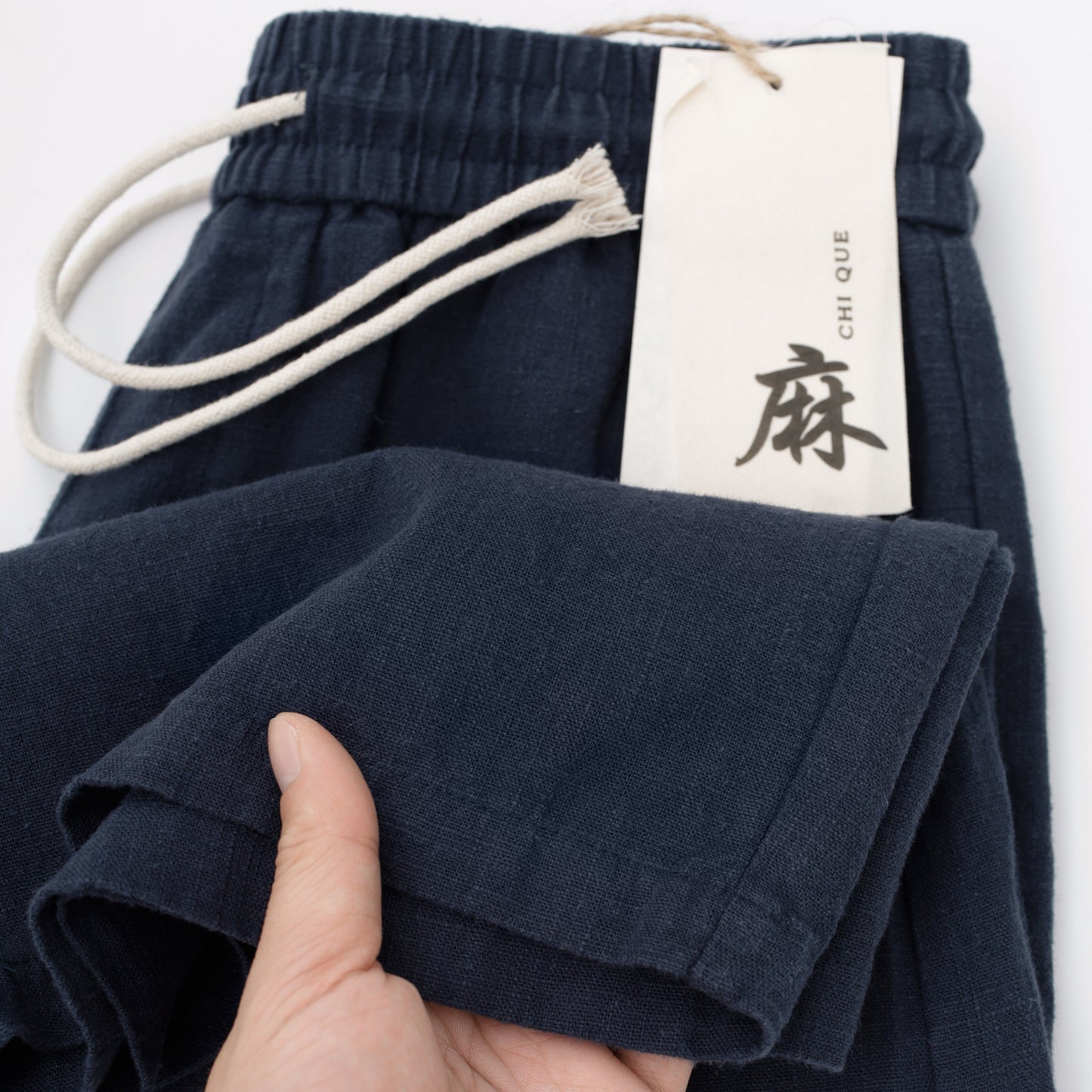 Breathable Linen Cotton Casual Shorts