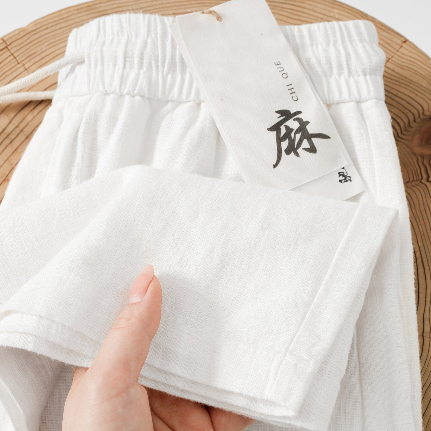 Breathable Linen Cotton Casual Shorts