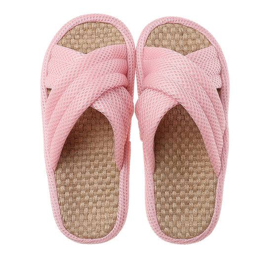 Breathable Linen House Slippers