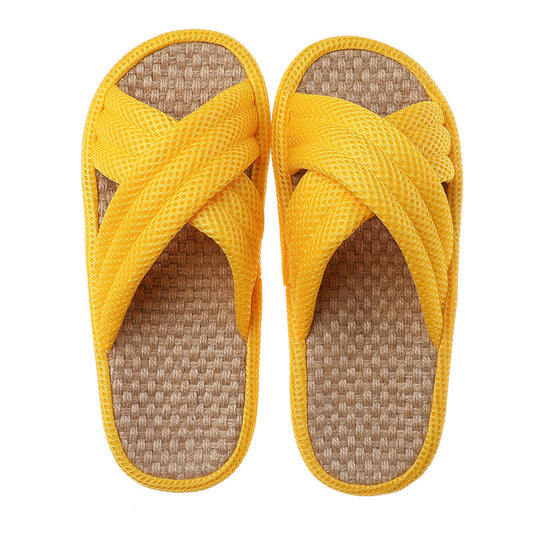 Breathable Linen House Slippers