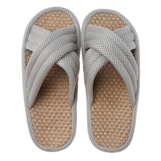 Breathable Linen House Slippers