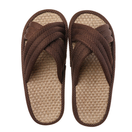 Breathable Linen House Slippers