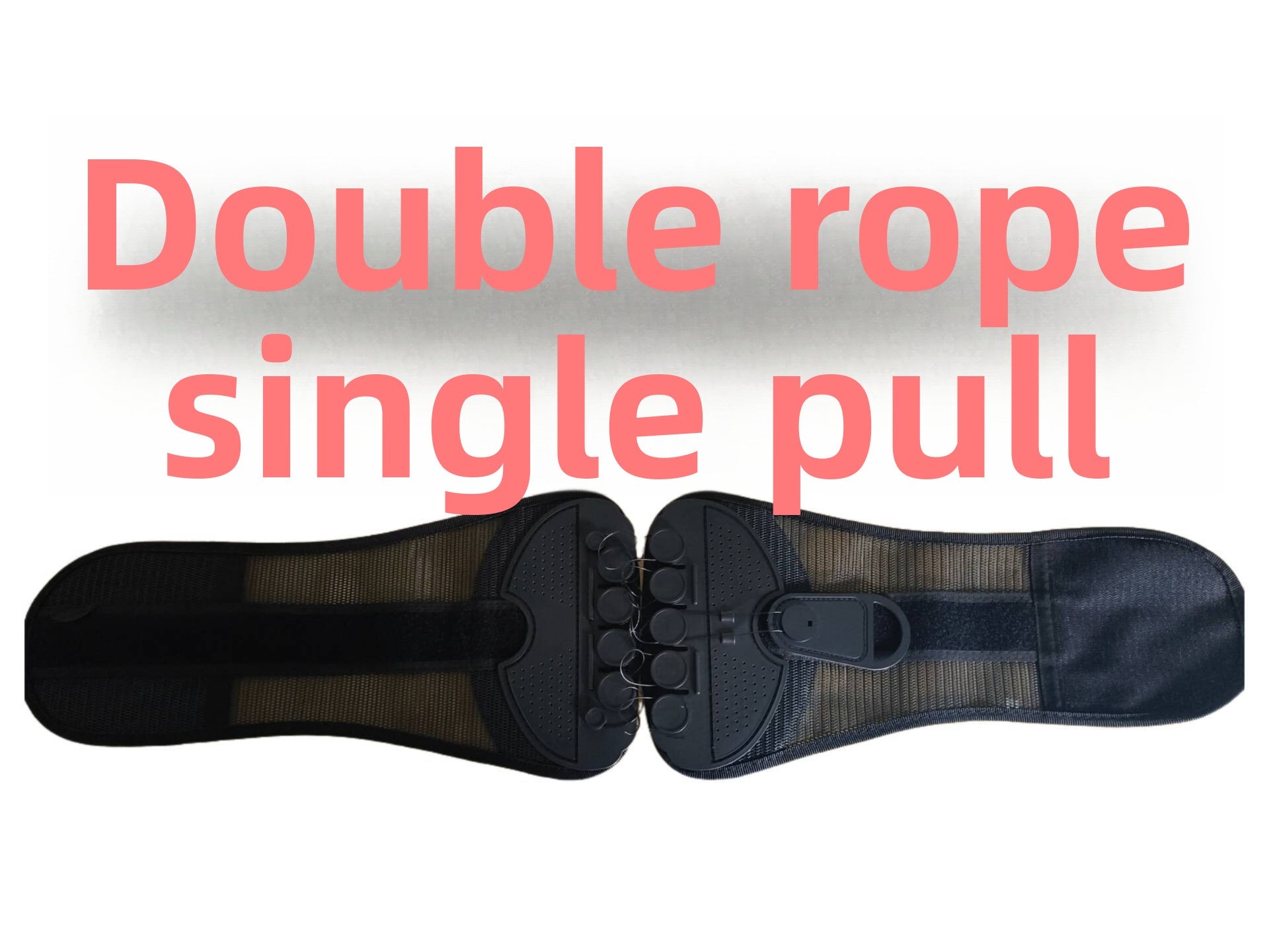 Breathable lumbar support belt