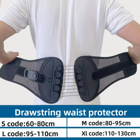 Breathable lumbar support belt