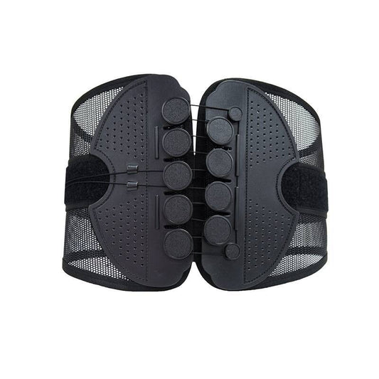 Breathable lumbar support belt