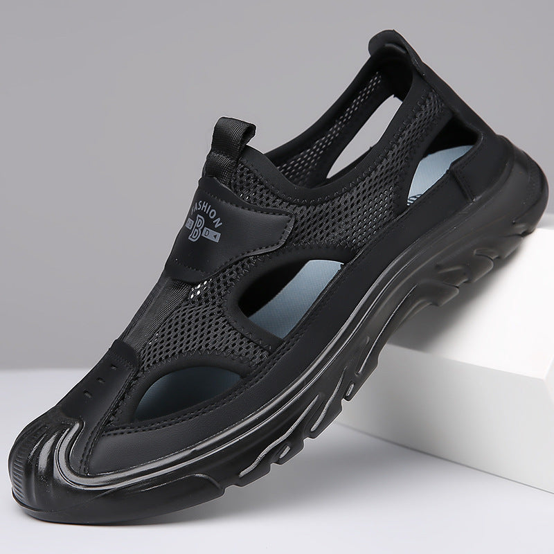 Breathable Men's Closed-Toe Sandals