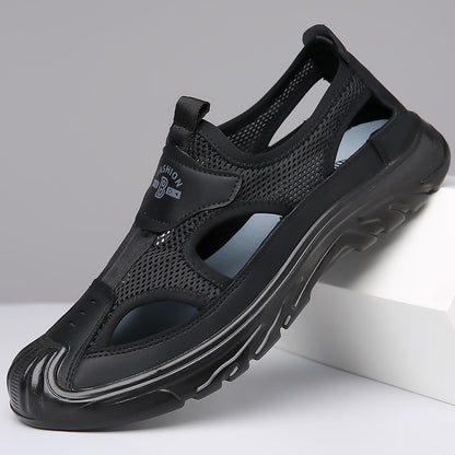 Breathable Men's Closed-Toe Sandals