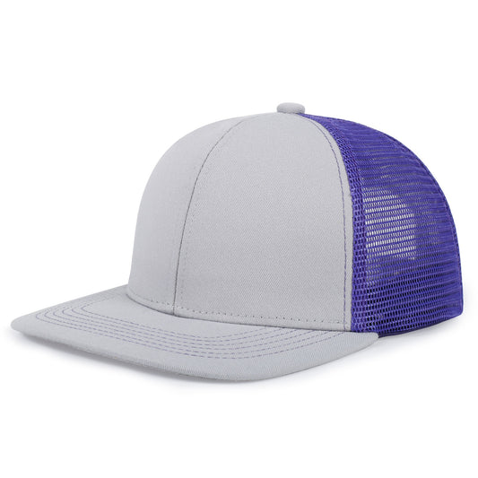 Breathable Mesh Baseball Cap with Curved Brim