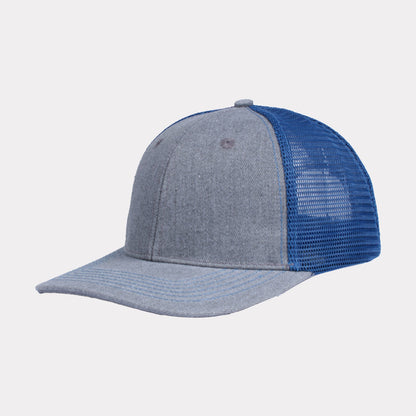 Breathable Mesh Baseball Cap with Curved Brim