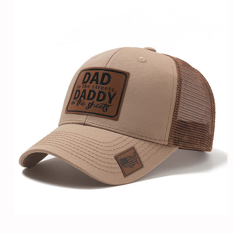 Breathable Mesh Baseball Cap with Curved Brim