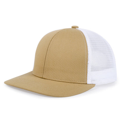 Breathable Mesh Baseball Cap with Curved Brim
