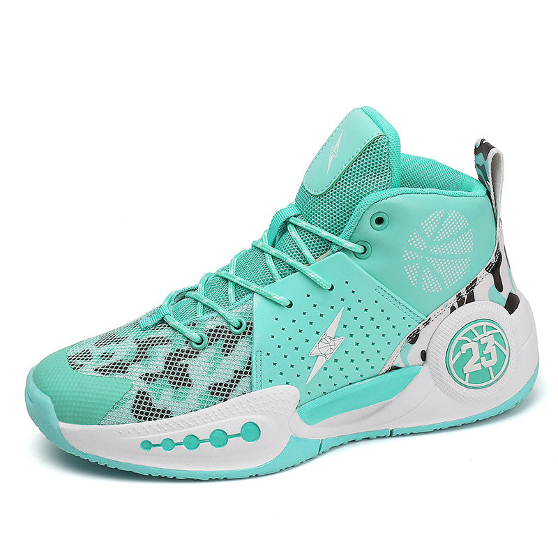 Breathable Mesh Basketball Shoes High-Top Training Sports Shoes