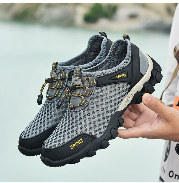 Breathable Mesh Men's Casual Sports Shoes for Outdoor Hiking