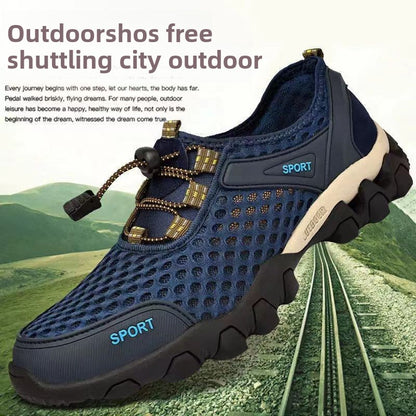 Breathable Mesh Men's Casual Sports Shoes for Outdoor Hiking