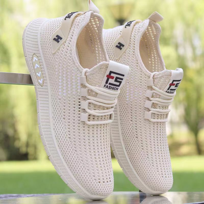 Breathable Mesh Slip-On Sports Shoes