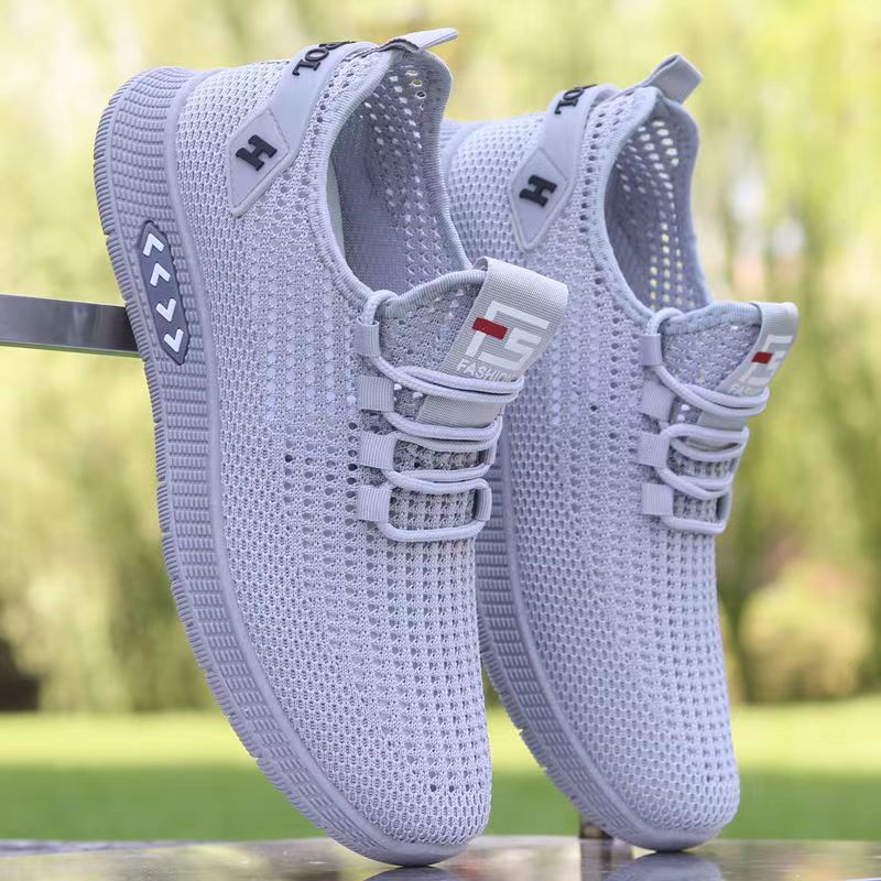 Breathable Mesh Slip-On Sports Shoes
