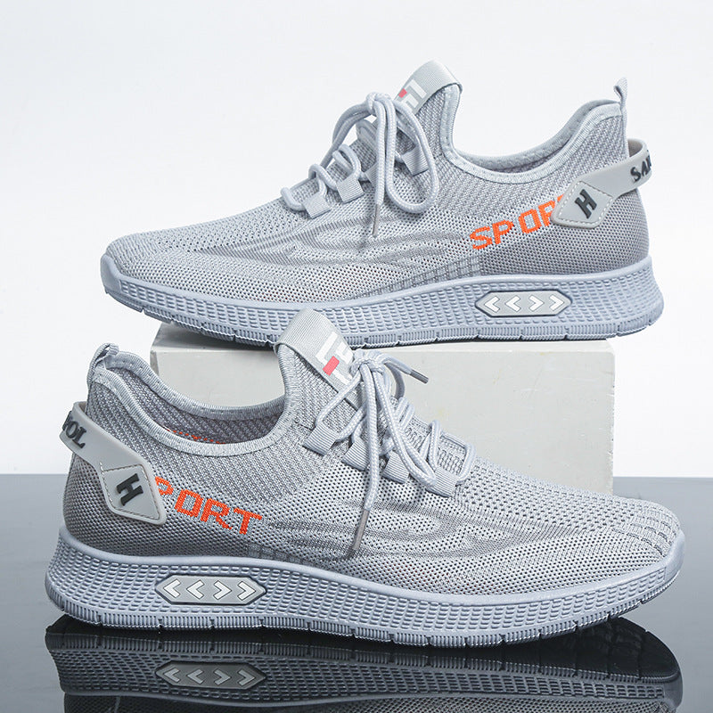 Breathable Mesh Slip-On Sports Shoes