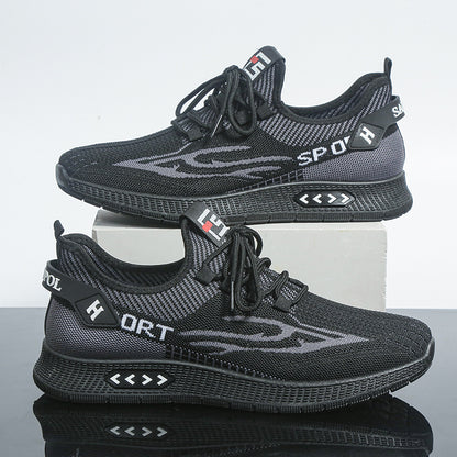 Breathable Mesh Slip-On Sports Shoes