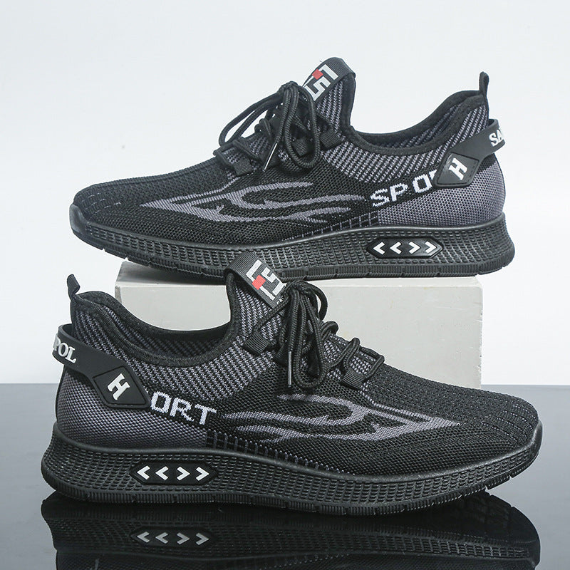 Breathable Mesh Slip-On Sports Shoes