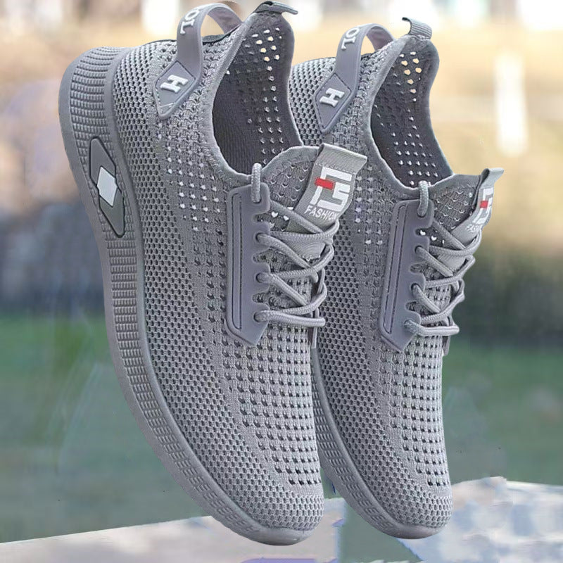 Breathable Mesh Slip-On Sports Shoes