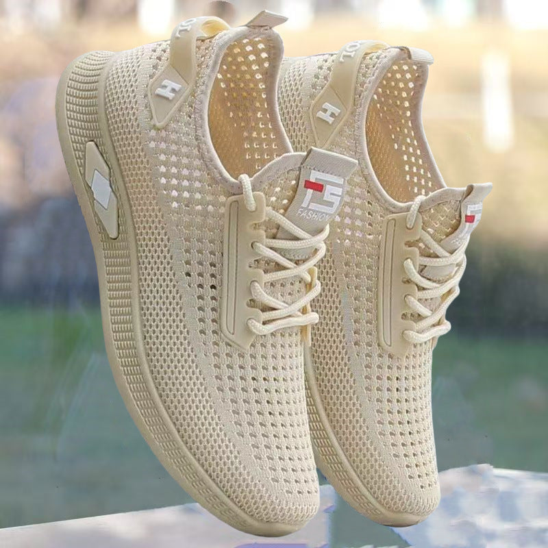 Breathable Mesh Slip-On Sports Shoes