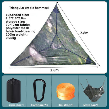 Breathable Mesh Triangle Hammock