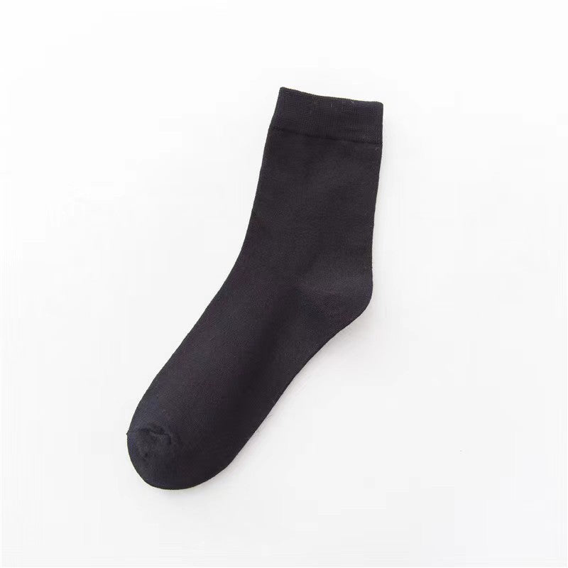 Breathable, moisture-wicking and odor-resistant men's cotton socks