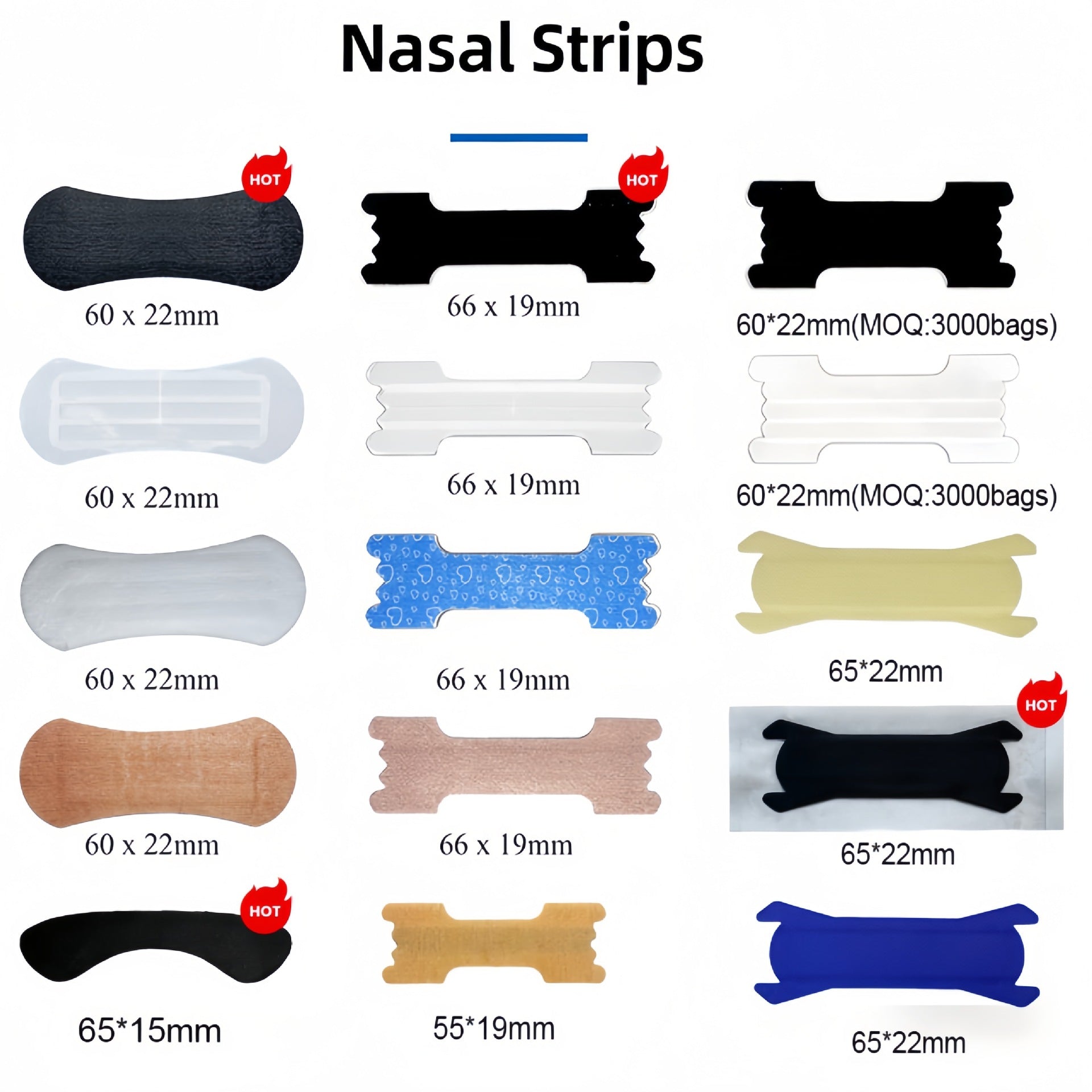 Breathable Nasal Strips