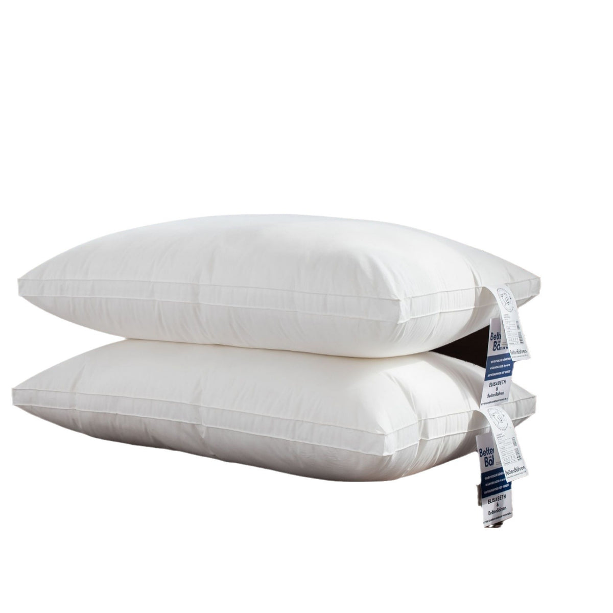 Breathable Pure Cotton Low Profile Pillow Insert