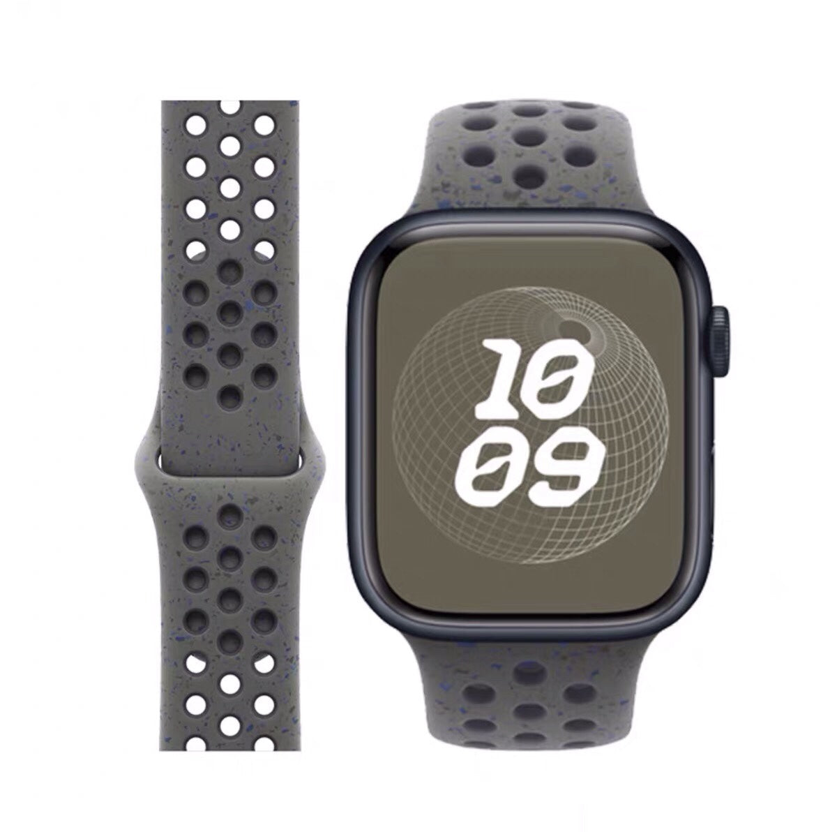 Breathable silicone wristband