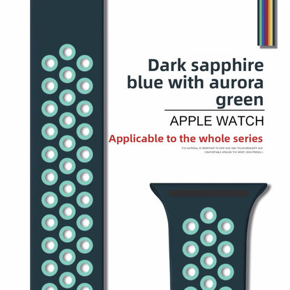 Breathable silicone wristband