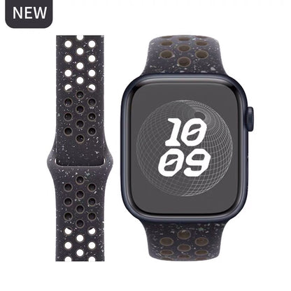Breathable silicone wristband