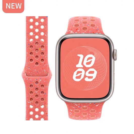 Breathable silicone wristband
