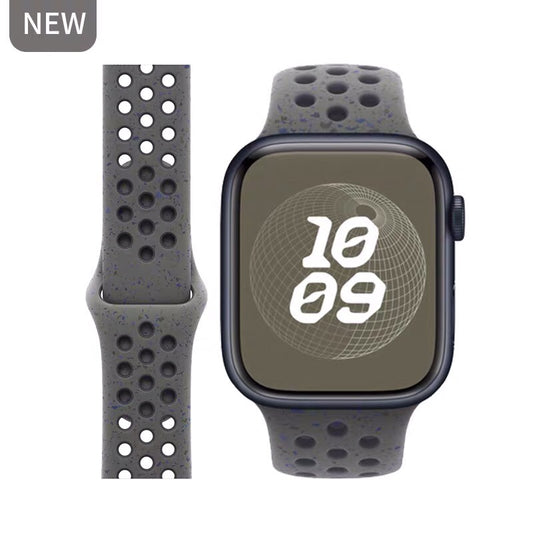 Breathable silicone wristband