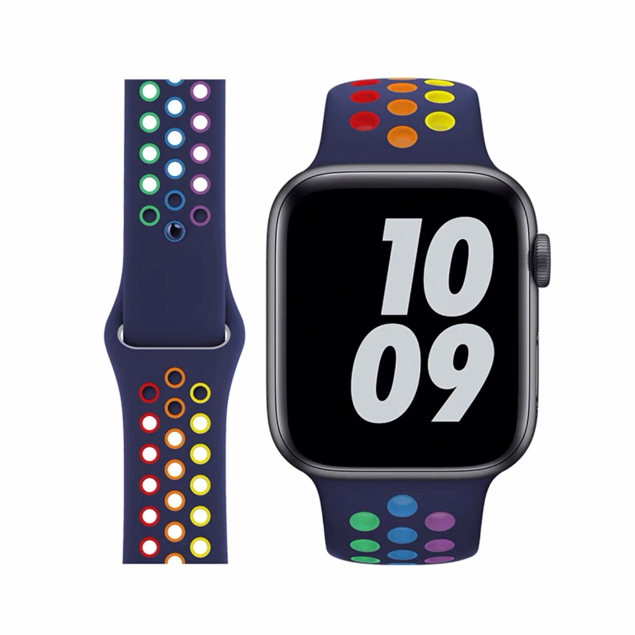 Breathable silicone wristband