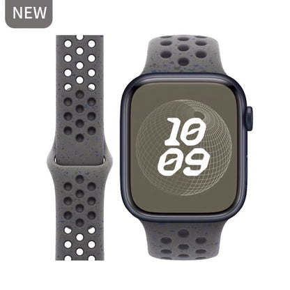 Breathable silicone wristband