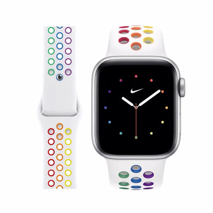 Breathable silicone wristband