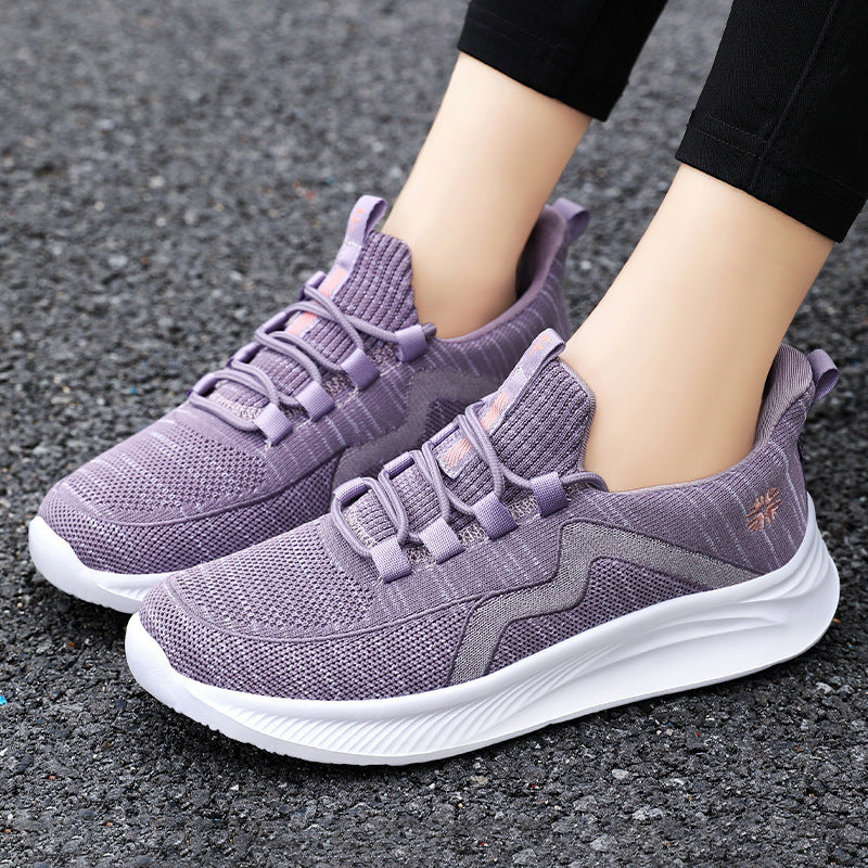 Breathable soft-soled casual sports shoes for women