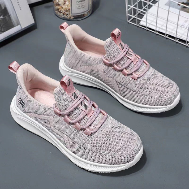 Breathable soft-soled casual sports shoes for women