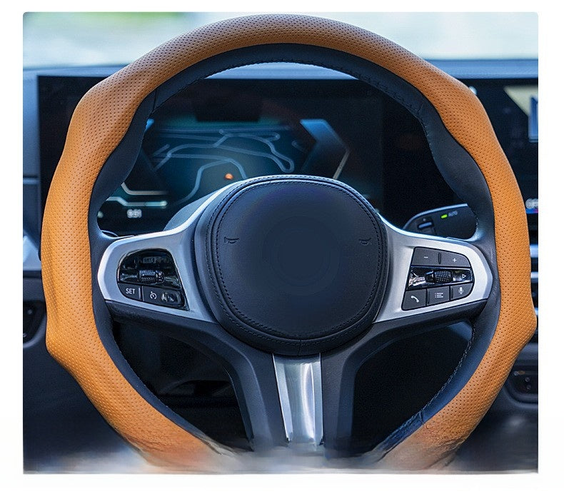 Breathable steering wheel handlebar covers