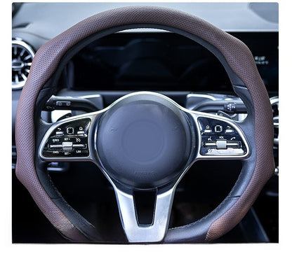 Breathable steering wheel handlebar covers