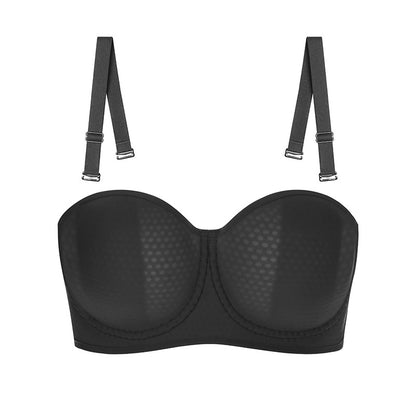 Breathable strapless bra for women
