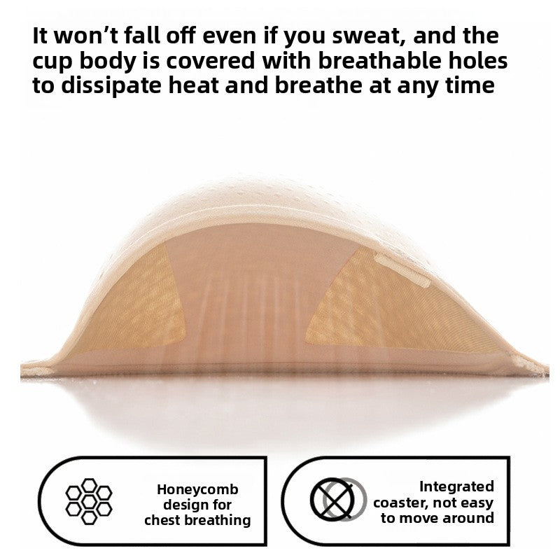 Breathable strapless bra for women