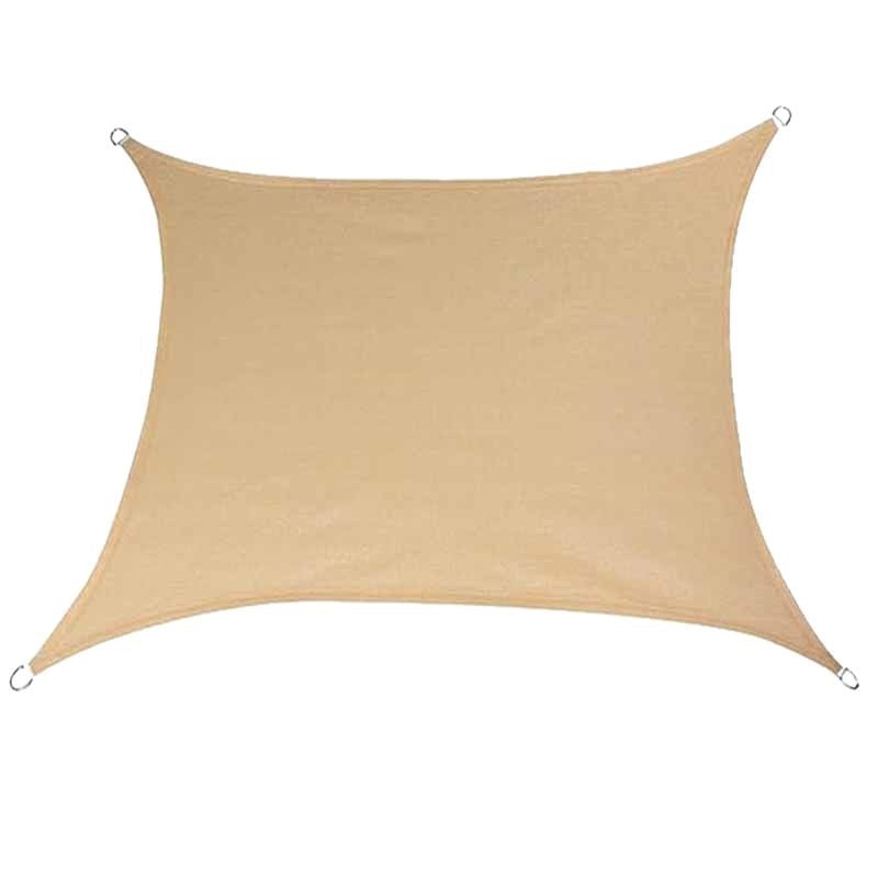 Breathable sun protection and shading sail