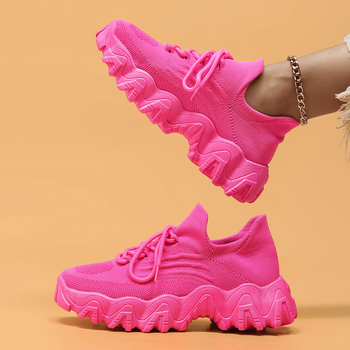 Breathable Women's Slip-On Mesh Sports Shoes