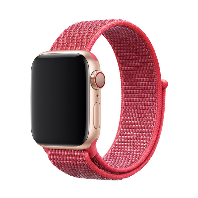 Breathable woven loop Velcro watch strap