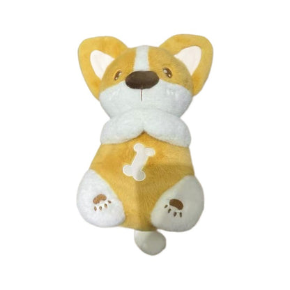 Breathing Bear Accompanying Sleeping Otter Plush Doll Toy Baby Child Soothing Music Doll Cross Border