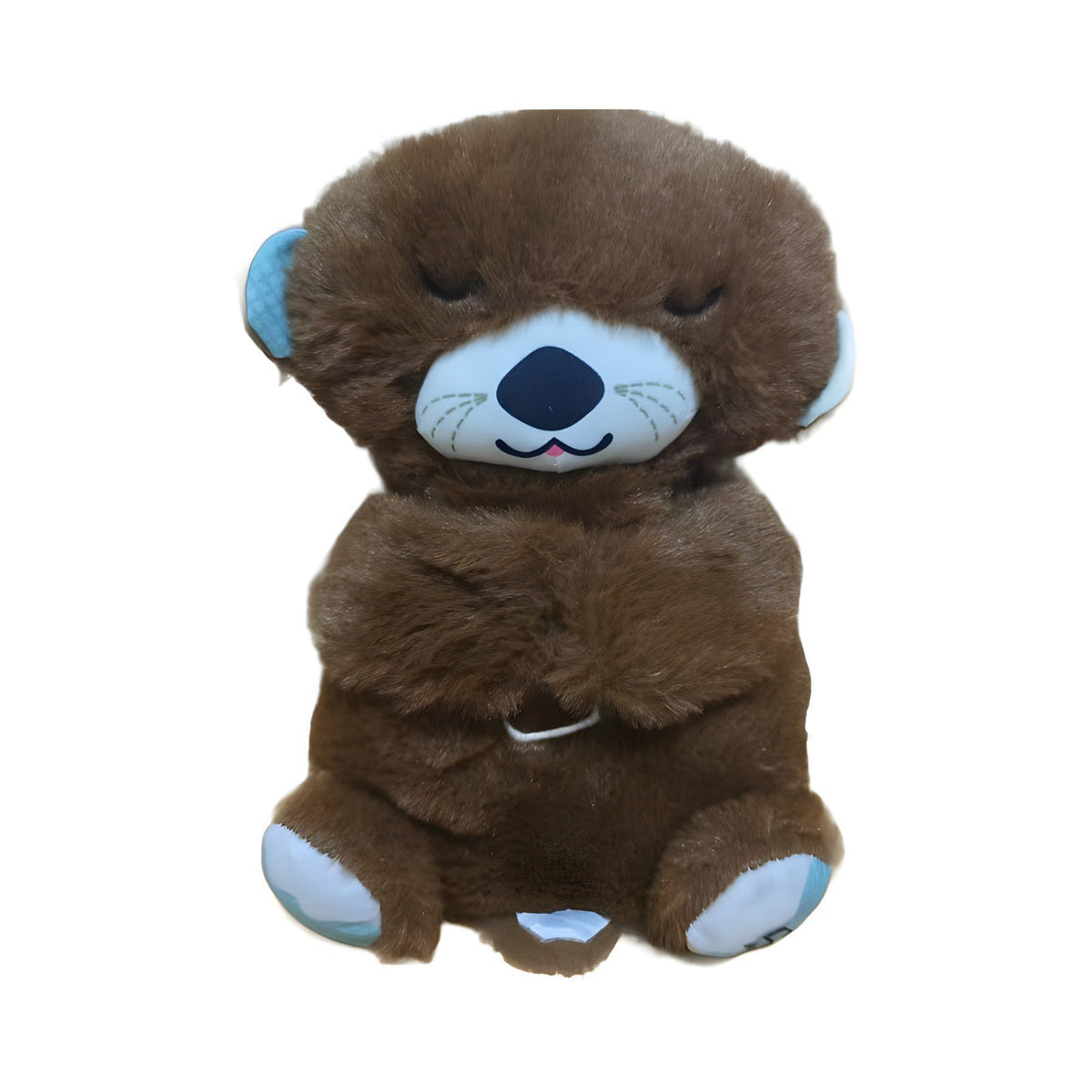 Breathing otter plush toy